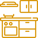 kitchen-set Gold kitchen-set icon